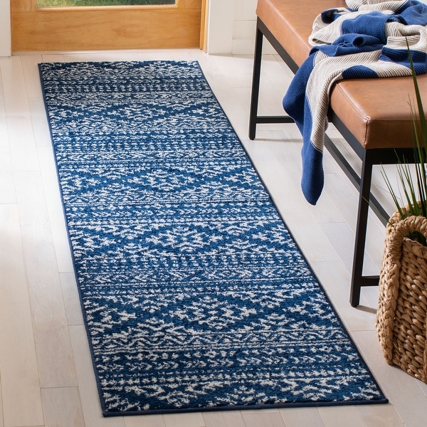 Safavieh Monogram Collection MON228P Handmade Novelty Runner Black 3' x 6' Safavieh Monogram Collection MON228P Handmade Novelty Runner Black 3' x 6'